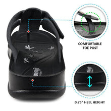 Load image into Gallery viewer, Aerosoft - Morphis Women Black S5908 t strap thong sandals4
