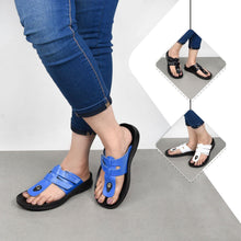 Load image into Gallery viewer, Aerosoft - Morphis Women RoyalBlue S5908 t strap thong sandals3
