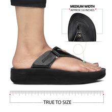 Load image into Gallery viewer, Aerosoft - Pyrim Black LS5712 ladies platform sandals4
