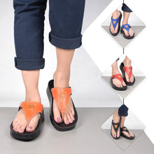 Load image into Gallery viewer, Aerosoft - Pyrim Orange LS5712 ladies platform sandals1
