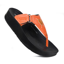 Load image into Gallery viewer, Aerosoft - Pyrim Orange LS5712 ladies platform sandals
