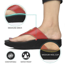 Load image into Gallery viewer, Aerosoft - Pyrim Red LS5712 ladies platform sandals2
