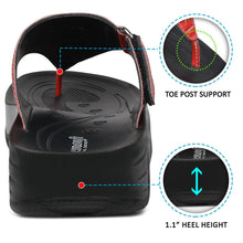 Load image into Gallery viewer, Aerosoft - Pyrim Red LS5712 ladies platform sandals3
