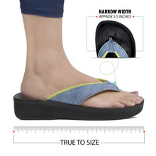 Load image into Gallery viewer, Aerosoft - Women Green Serge LA08C6 cute thong sandals4
