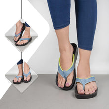 Load image into Gallery viewer, Aerosoft - Women Green Serge LA08C6 cute thong sandals1
