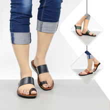 Load image into Gallery viewer, Aerosoft - Veawil LS4829 Black Women orthotic slide sandals2
