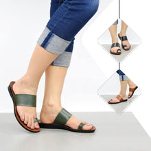 Load image into Gallery viewer, Aerosoft - Veawil LS4829 Green Women orthotic slide sandals2
